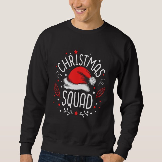 Christmas Squad Matching Family Christmas Pyjamas  Sweatshirt (Front)