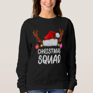 Christmas Squad Matching Family Group Christmas Pa Sweatshirt