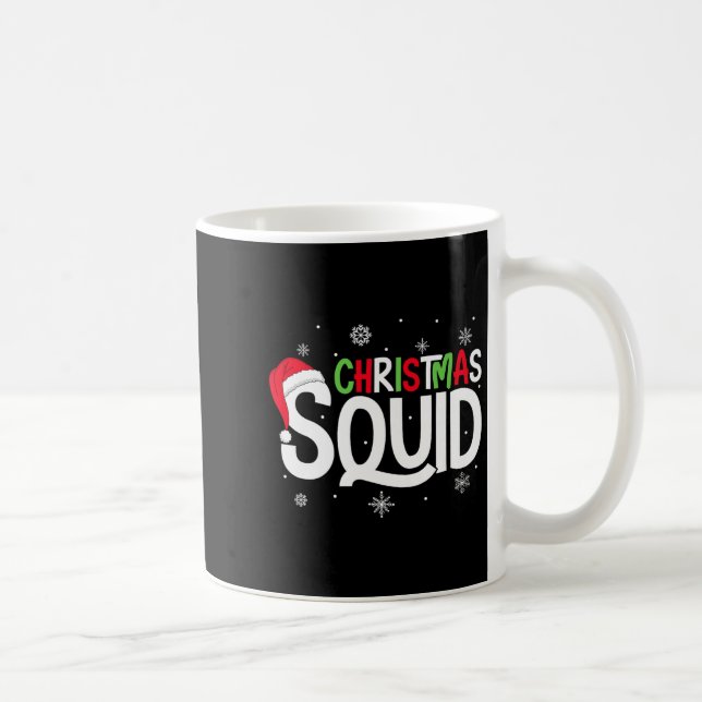 Christmas Squad Matching Family Group Santa Elf Xm Coffee Mug (Right)