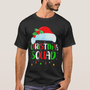 Christmas Squad Matching Family Group Santa Xmas P T-Shirt