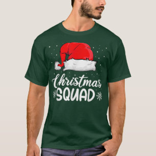 Christmas Squad Merry Xmas Santa Hat Family Matchi T-Shirt