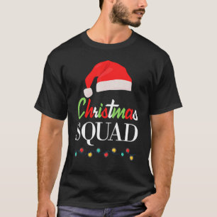 Christmas Squad Pyjamas Matching Family Santa Clau T-Shirt