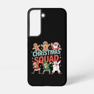 Christmas Squad Santa Dabbing Elf Family Matching Samsung Galaxy Case
