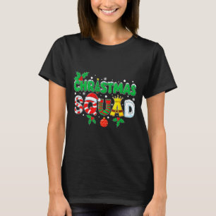 Christmas Squad Santa Dabbing Elf Family Matching T-Shirt