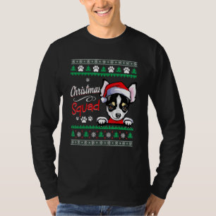 Christmas Squad Santa Dog Chihuahua Ugly Christmas T-Shirt