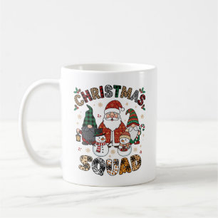 Christmas Squad Santa Gnomes Snowmen Leopard Zebra Coffee Mug