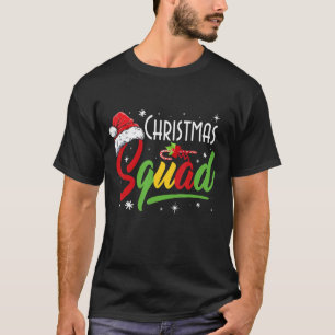 Christmas Squad Santa Hat Candy Xmas Pajama Family T-Shirt