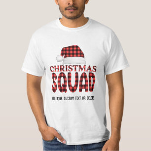Christmas Squad Santa Hat Christmas Party T-Shirt