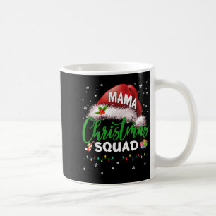 Christmas Squad Santa Hat Matching Family Pajama Coffee Mug
