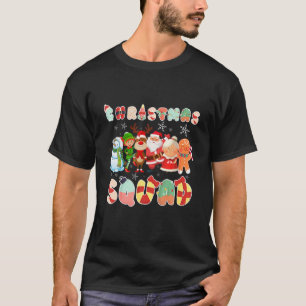 Christmas Squad Santa Reindeer Elf Boys Girls Kids T-Shirt