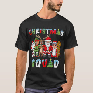 Christmas Squad Santa Reindeer Elf T-Shirt