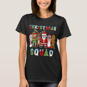 Christmas Squad Santa Reindeer Elf T-Shirt