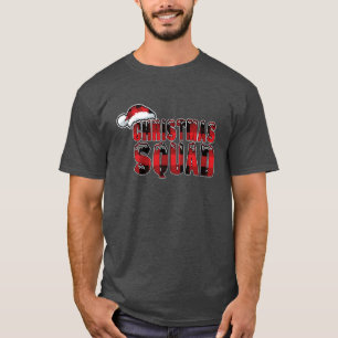 Christmas Squad Winter December Pattern Christmas  T-Shirt
