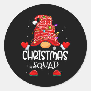 Christmas Squad - Xmas Family Matching Christmas G Classic Round Sticker