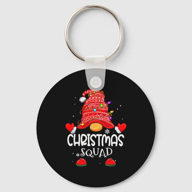 Christmas Squad - Xmas Family Matching Christmas G Key Ring (Front)
