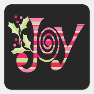 Christmas Square Sticker
