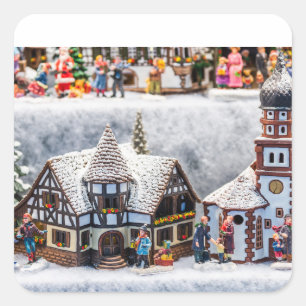 Christmas Square Sticker