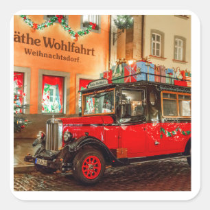 Christmas Square Sticker