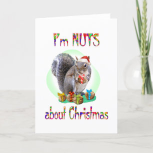 Christmas Squirrel Holiday Card
