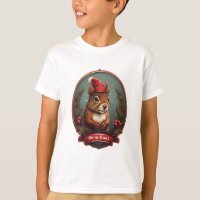 Christmas Squirrel Lights T-Shirt
