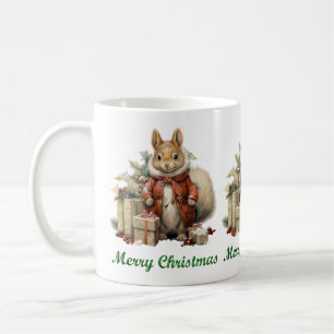 Christmas Squirrel Mug