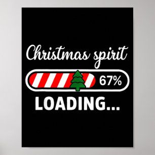 Christmas Srit Loading 67 Meme Boys Kids Gen Z Alp Poster