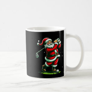 Christmas Srts, Santa Plays Golf Xmas Women Men &a Coffee Mug
