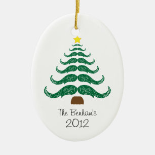Christmas Staches Tree Ceramic Tree Decoration