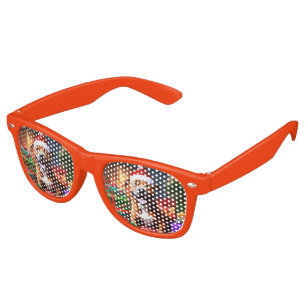 Christmas Staffordshire Bull Terrier, Retro Sunglasses