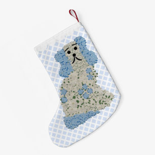 Christmas Staffordshire Dogs dog Small Christmas Stocking
