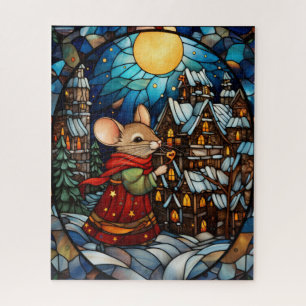 Christmas Stained Glass Puzzle