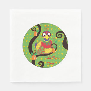 Christmas Standard Napkin. Personalize Napkin