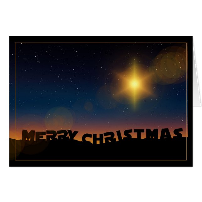 Christmas Star (Front Horizontal)