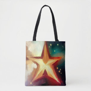 Christmas Star 3 Tote Bag