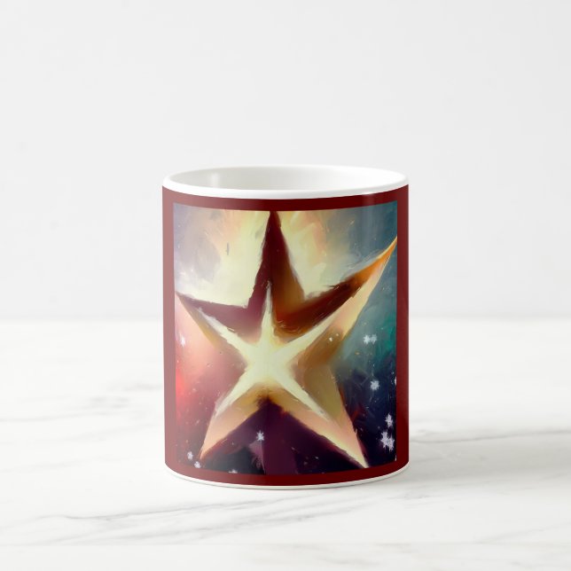 Christmas Star 4 Coffee Mug (Center)