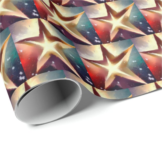 Christmas Star 4 Wrapping Paper (Roll Corner)