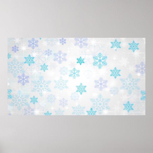 Christmas star background backdrop poster (Front)