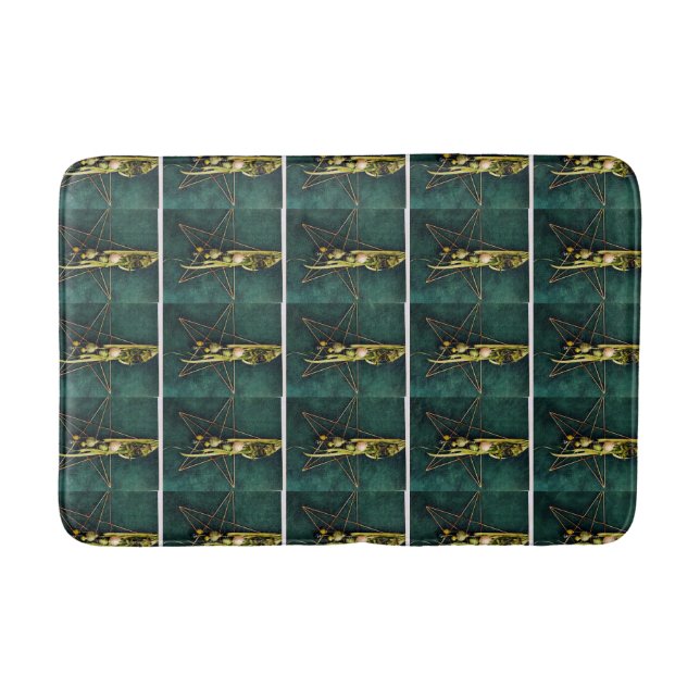 "CHRISTMAS STAR" BATH MAT (Front)