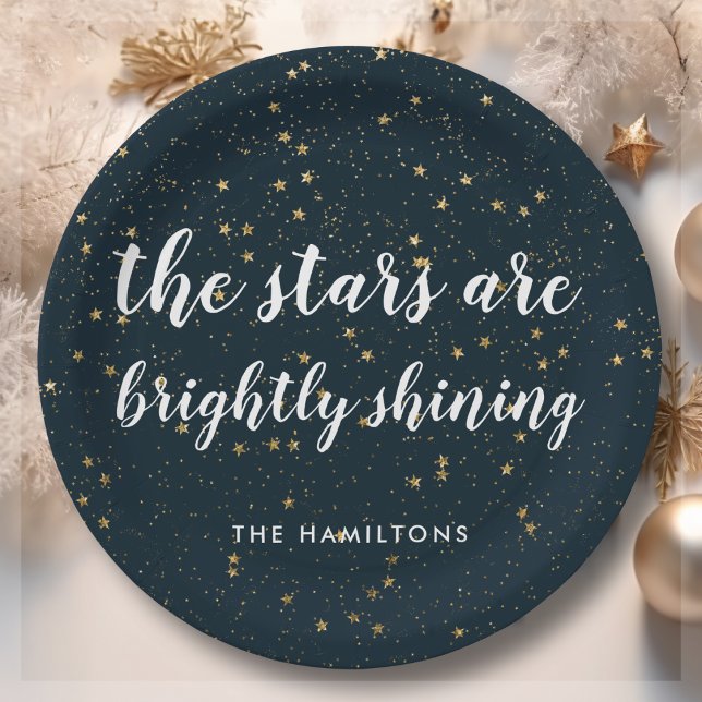 Christmas Star | Brightly Shining  Paper Plate (Creator Uploaded)
