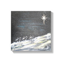 Christmas Star Canvas Print