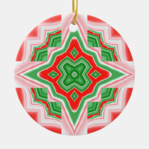 Christmas Star Ceramic Ornament
