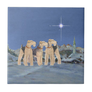 Christmas Star Ceramic Tile