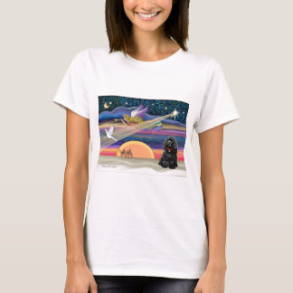 Christmas Star - Cocker Spaniel (black) T-Shirt