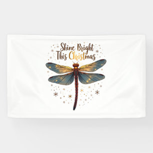 Christmas Star Dragonfly Banner