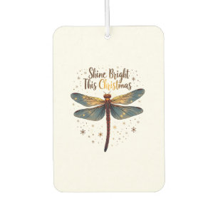 Christmas Star Dragonfly Car Air Freshener