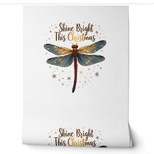 Christmas Star Dragonfly Wallpaper