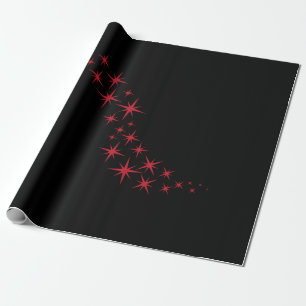 Christmas Star Flourish Wrapping Paper