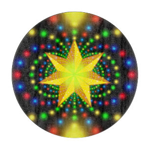 Christmas Star Fractal Design-29440 Cutting Board