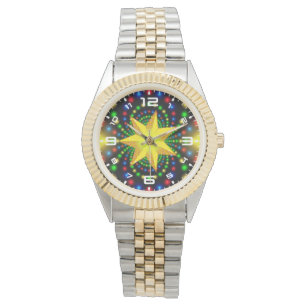 Christmas Star Fractal Design-29440 Watch