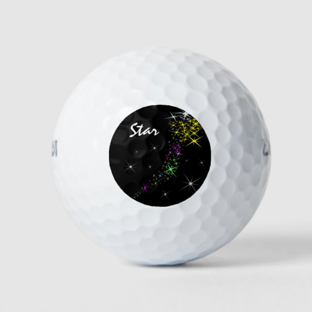 Christmas Star Golf Balls (Front)